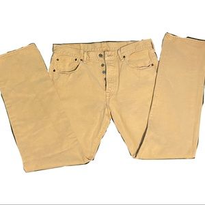 Levi’s 501 khaki jeans